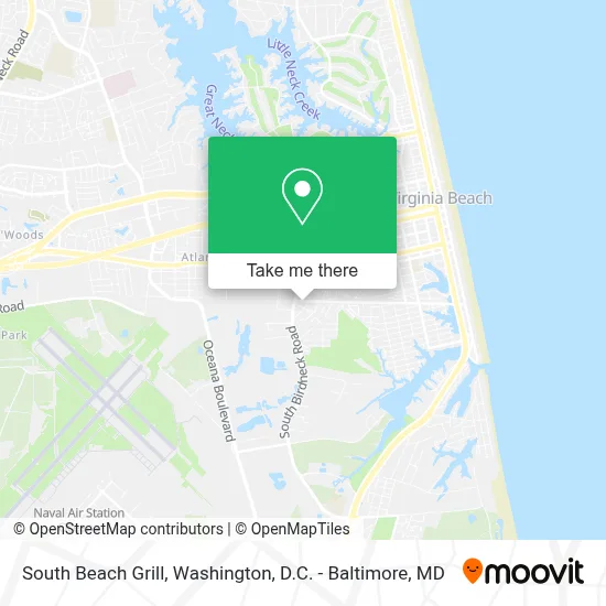 South Beach Grill map