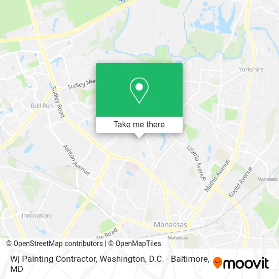 Wj Painting Contractor map