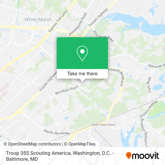 Troop 355 Scouting America map