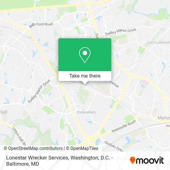 Lonestar Wrecker Services map
