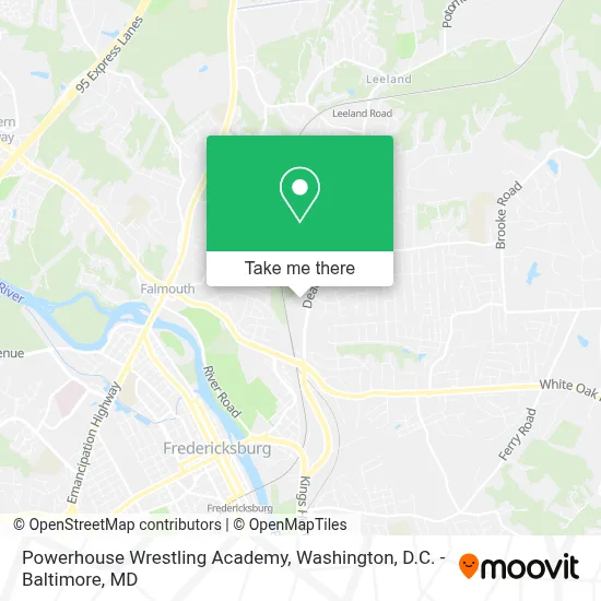 Powerhouse Wrestling Academy map