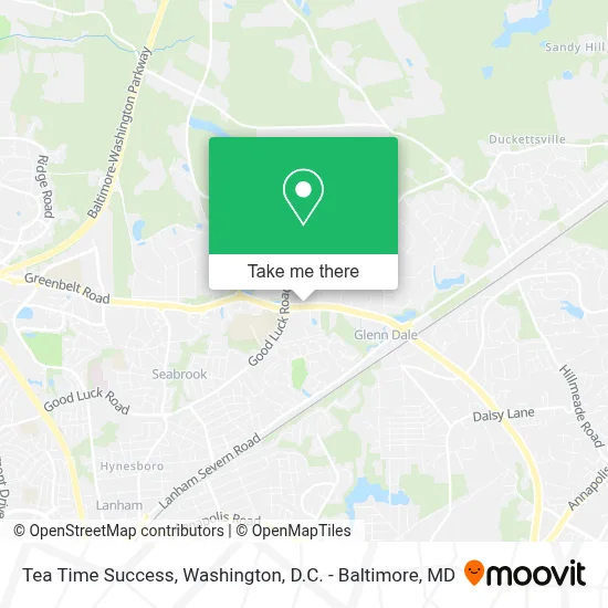 Tea Time Success map