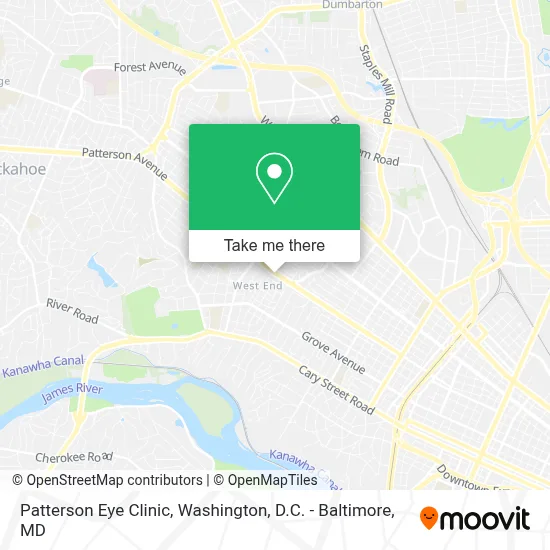 Patterson Eye Clinic map