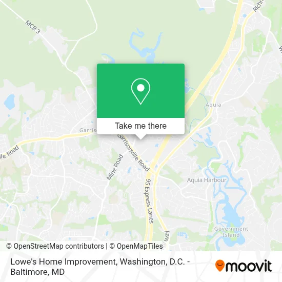Lowe's Home Improvement map