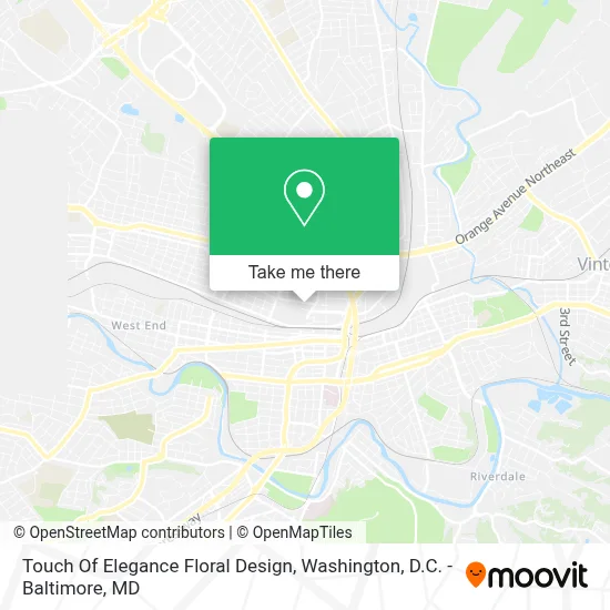 Touch Of Elegance Floral Design map