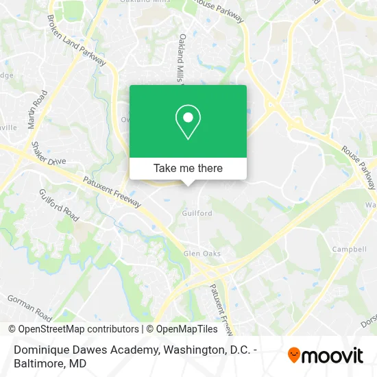 Dominique Dawes Academy map