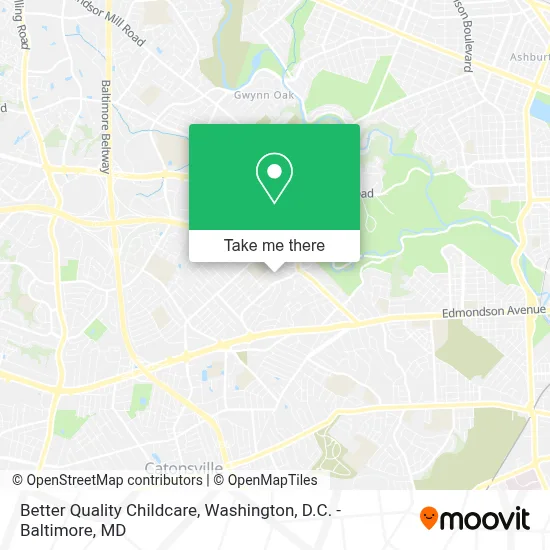 Better Quality Childcare map