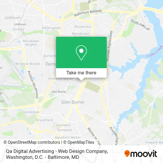 Qa Digital Advertising - Web Design Company map