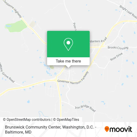 Brunswick Community Center map