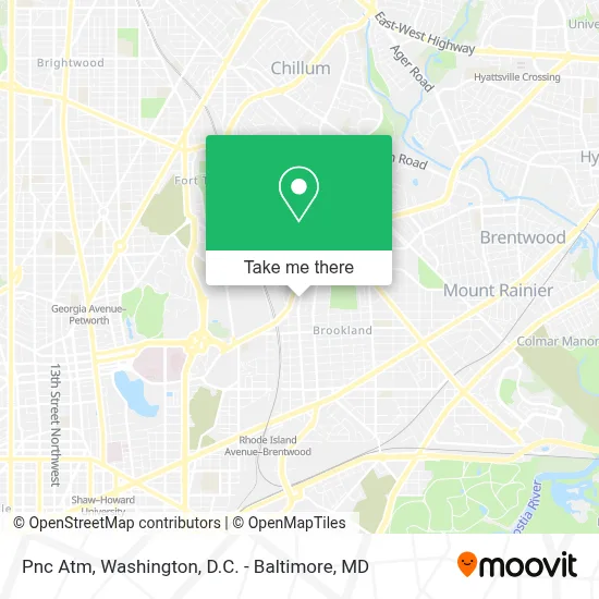Pnc Atm map