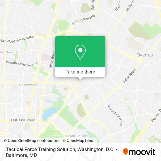 Tactical Force Training Solution map