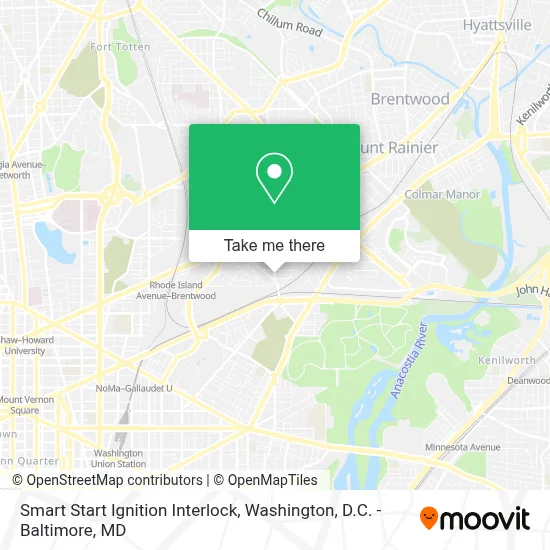 Smart Start Ignition Interlock map