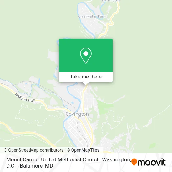 Mount Carmel United Methodist Church map