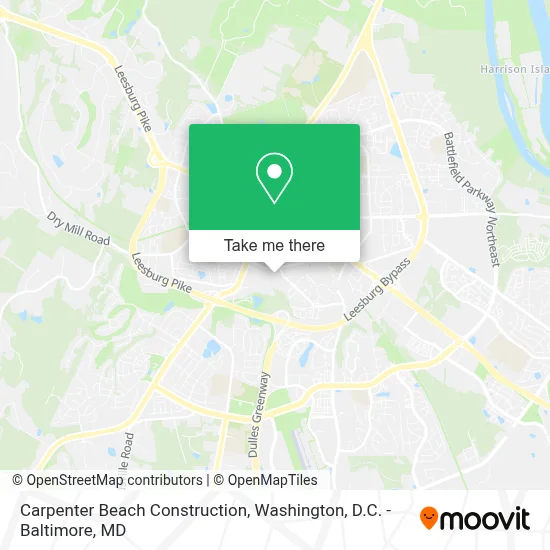Carpenter Beach Construction map
