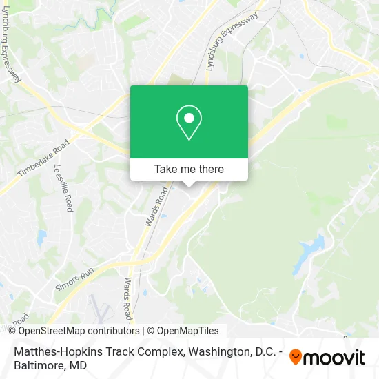 Matthes-Hopkins Track Complex map
