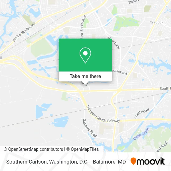 Southern Carlson map