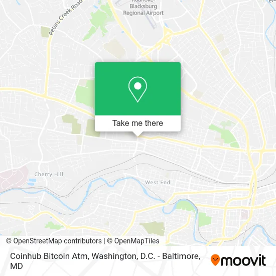 Coinhub Bitcoin Atm map