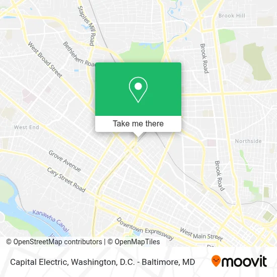 Capital Electric map
