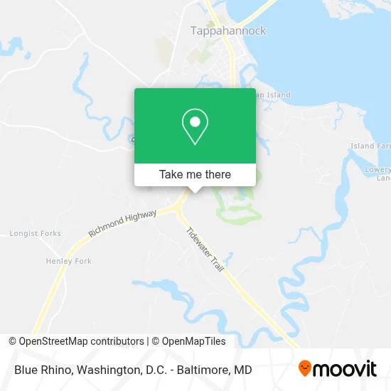 Blue Rhino map