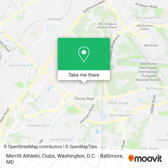 Merritt Athletic Clubs map