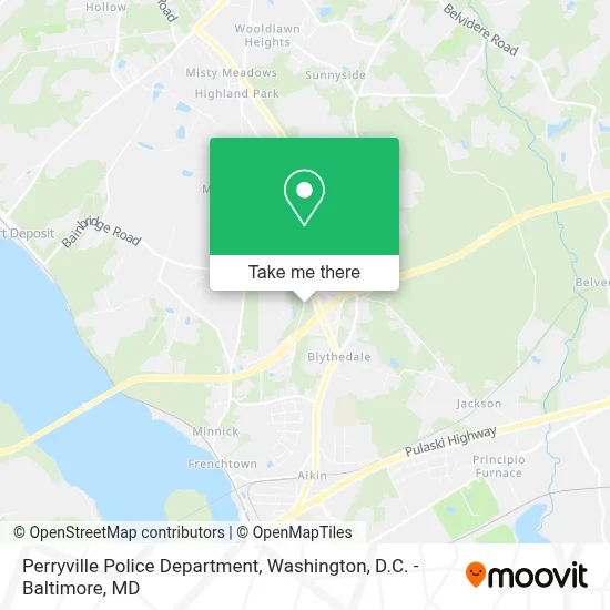 Perryville Police Department map