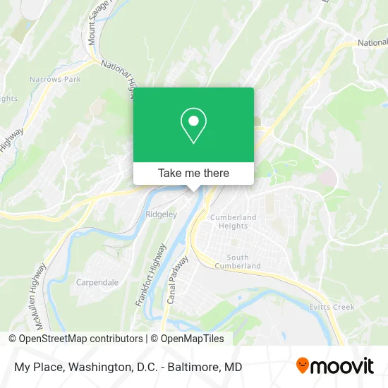 My Place map