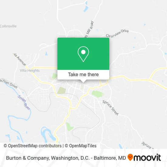 Burton & Company map