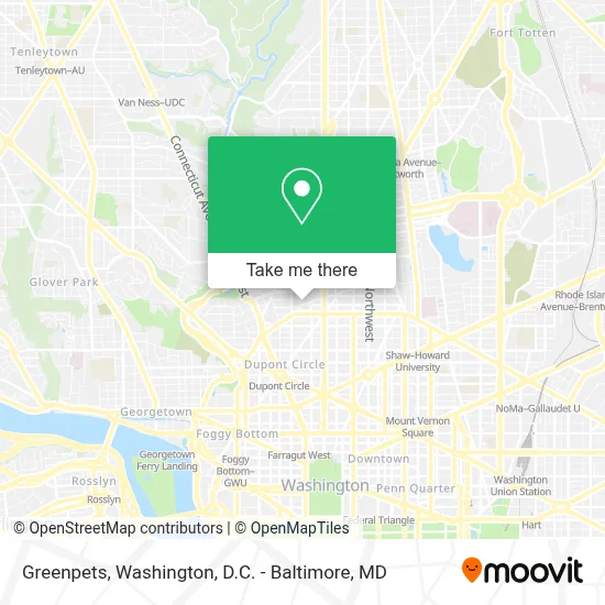 Greenpets map
