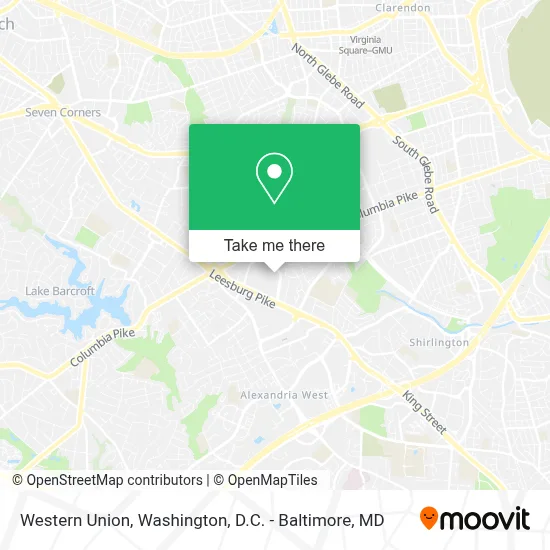 Western Union map