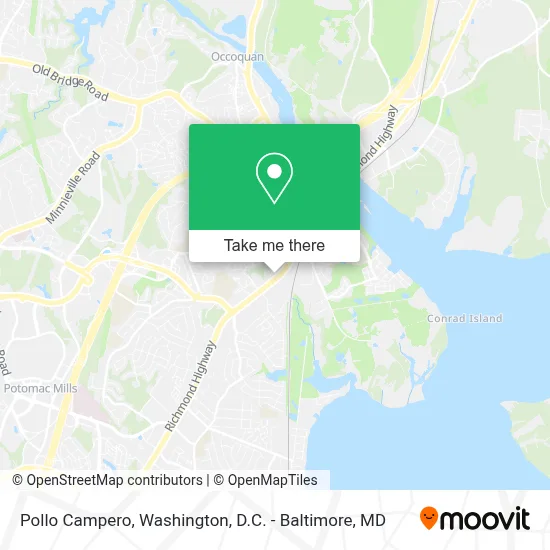 Pollo Campero map