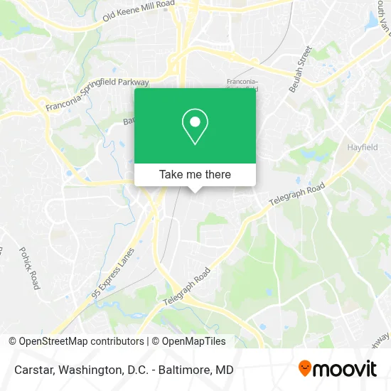 Carstar map