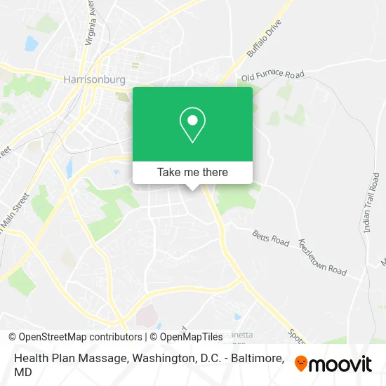 Health Plan Massage map