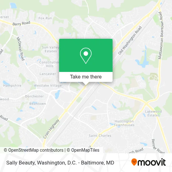 Sally Beauty map