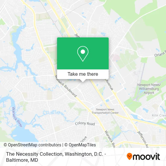 The Necessity Collection map