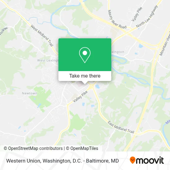 Western Union map