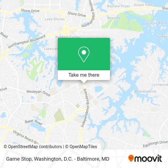 Game Stop map