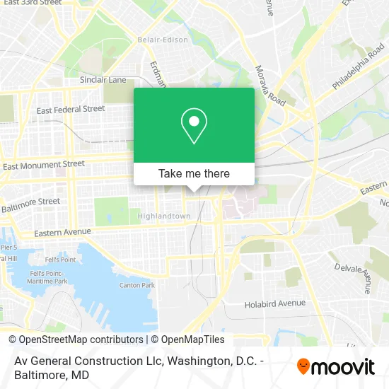 Av General Construction Llc map