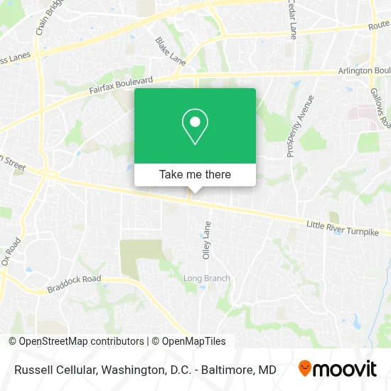 Russell Cellular map