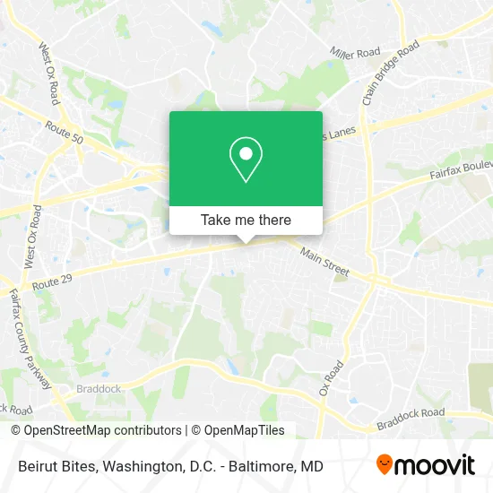 Beirut Bites map
