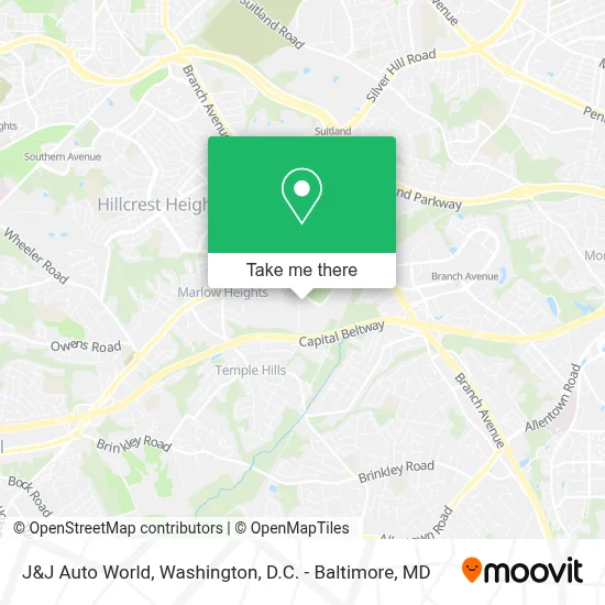 J&J Auto World map