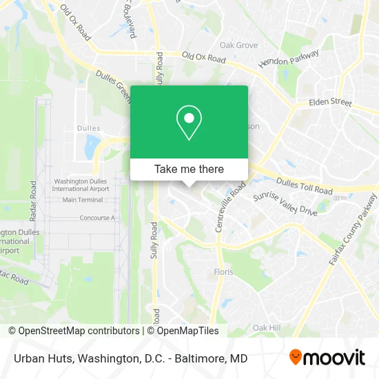 Urban Huts map