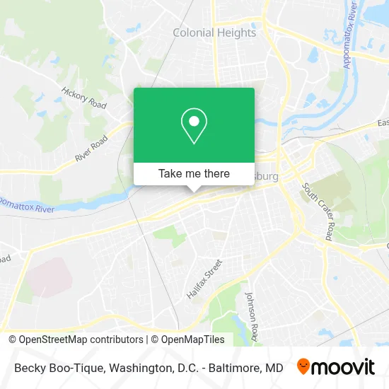 Becky Boo-Tique map
