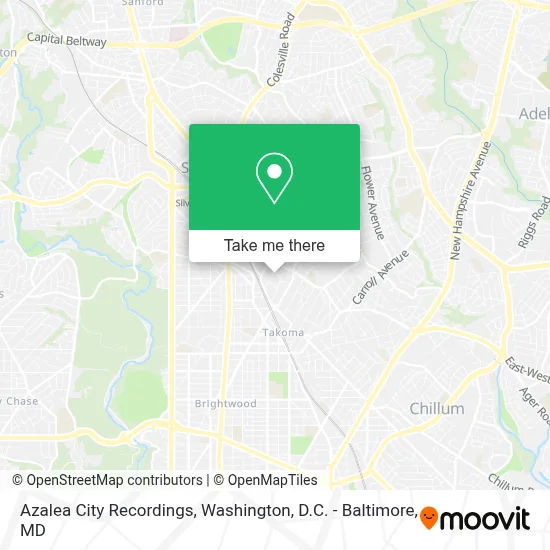 Azalea City Recordings map