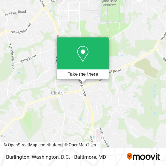Burlington map