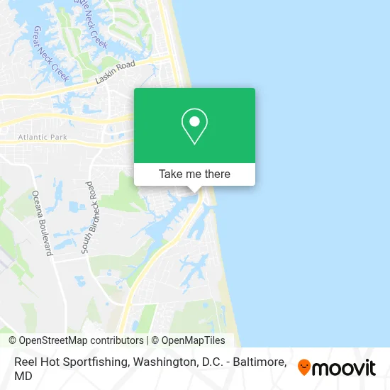 Reel Hot Sportfishing map