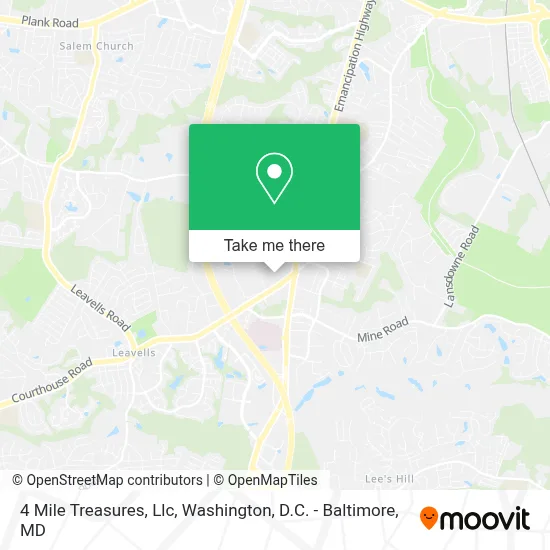 4 Mile Treasures, Llc map