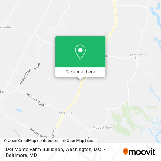 Del Monte Farm Bukidnon map