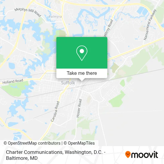 Charter Communications map