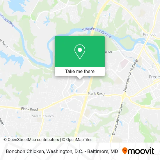Bonchon Chicken map