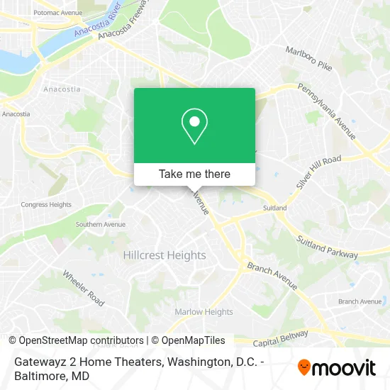 Gatewayz 2 Home Theaters map